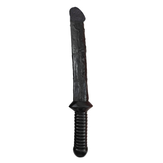 Big Black Dildo Sword Thrust Handle