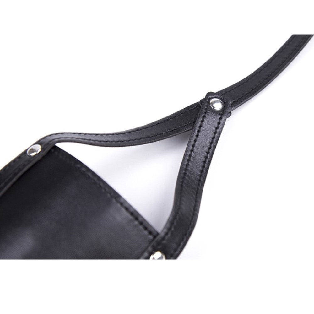Muzzle Patch Panel Full Head Harness Mouth Ball Gag