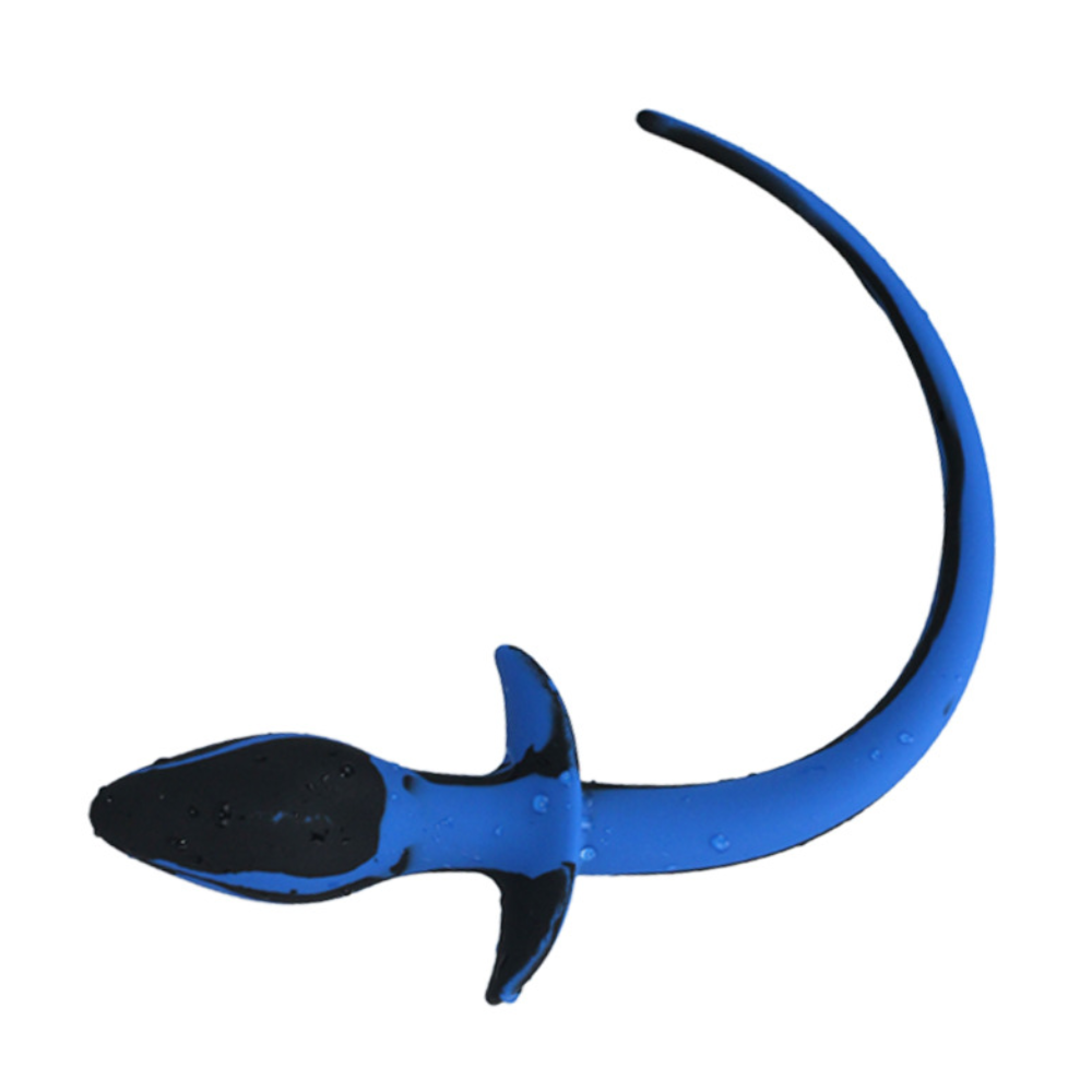 Silicone Pup Dog Tail Anal Butt Plug for Puppy Pet Play