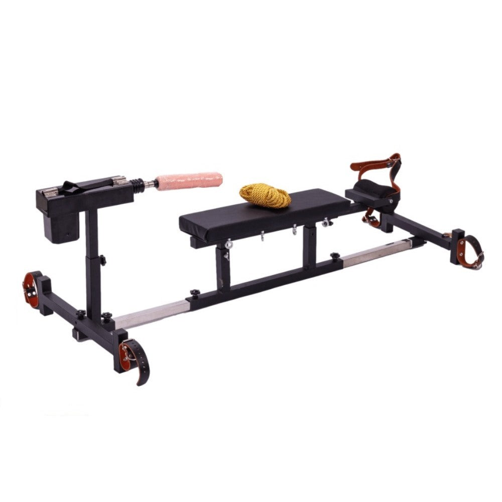 Pillory Bondage Restraint Frame with Chest Rest and Fucking Machine