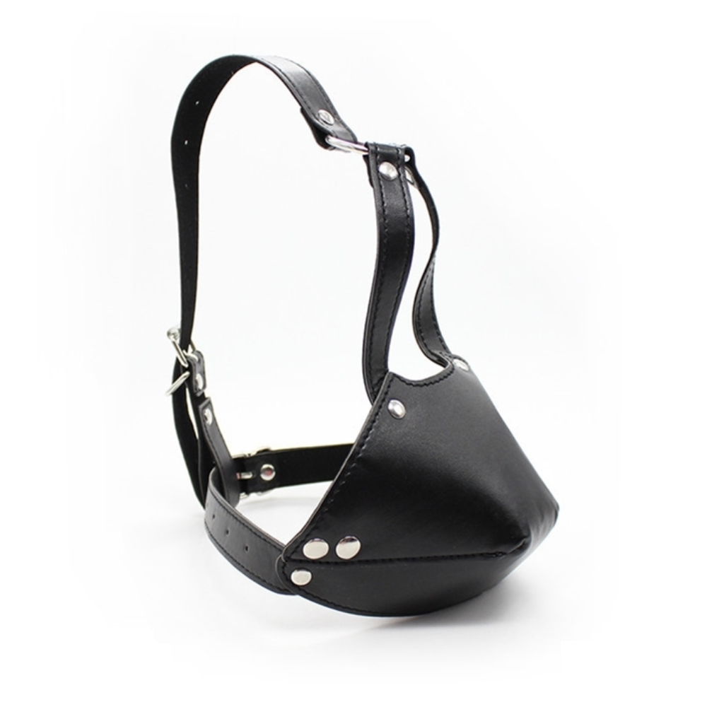Budget Muzzle Head Harness Mouth Ball Gag Puppy Play