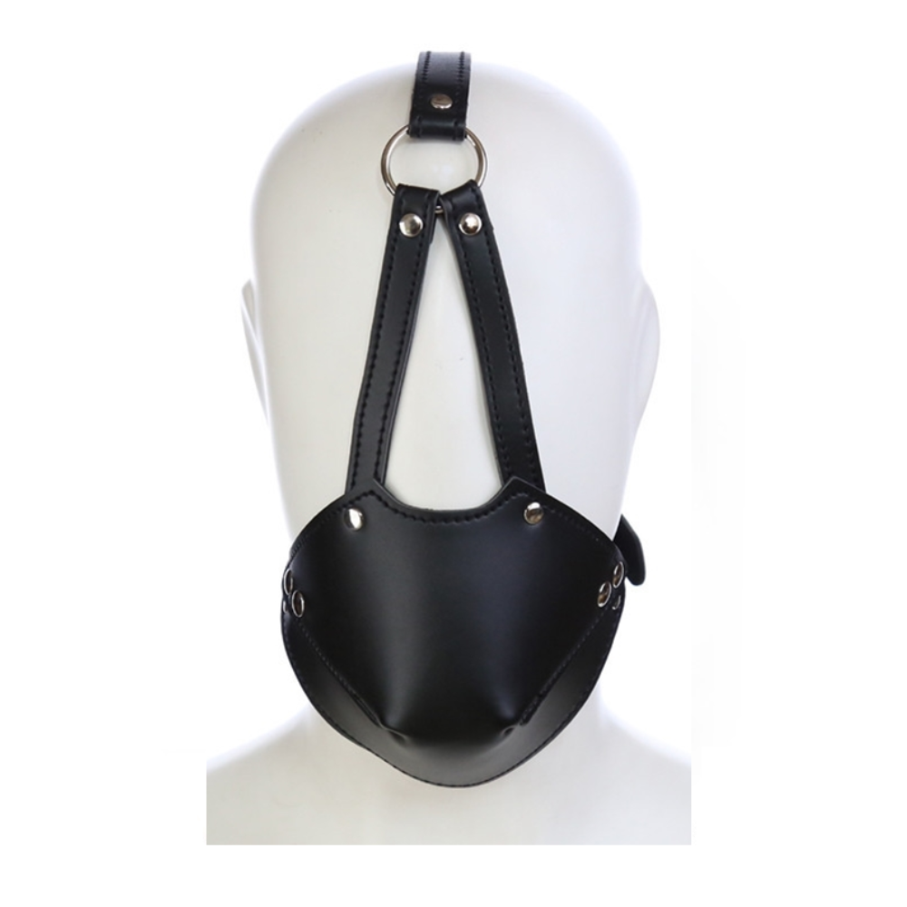 Budget Muzzle Head Harness Mouth Ball Gag Puppy Play
