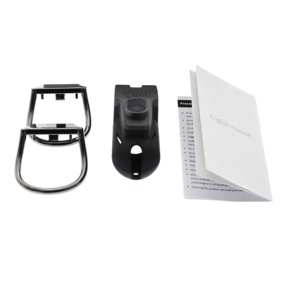 QIUI CellMate Bluetooth Chastity Device App Controlled in Grey