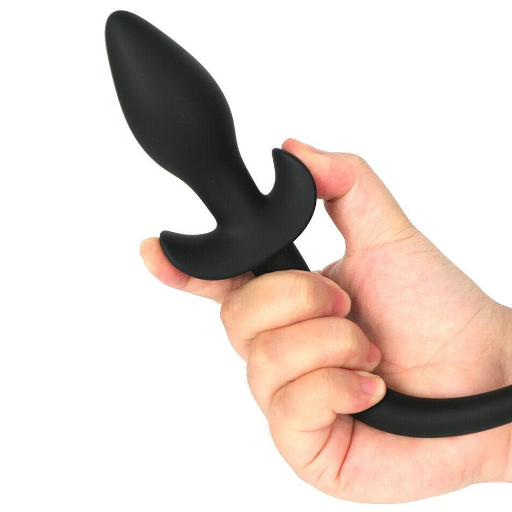 Silicone Pup Dog Tail Anal Butt Plug for Puppy Pet Play