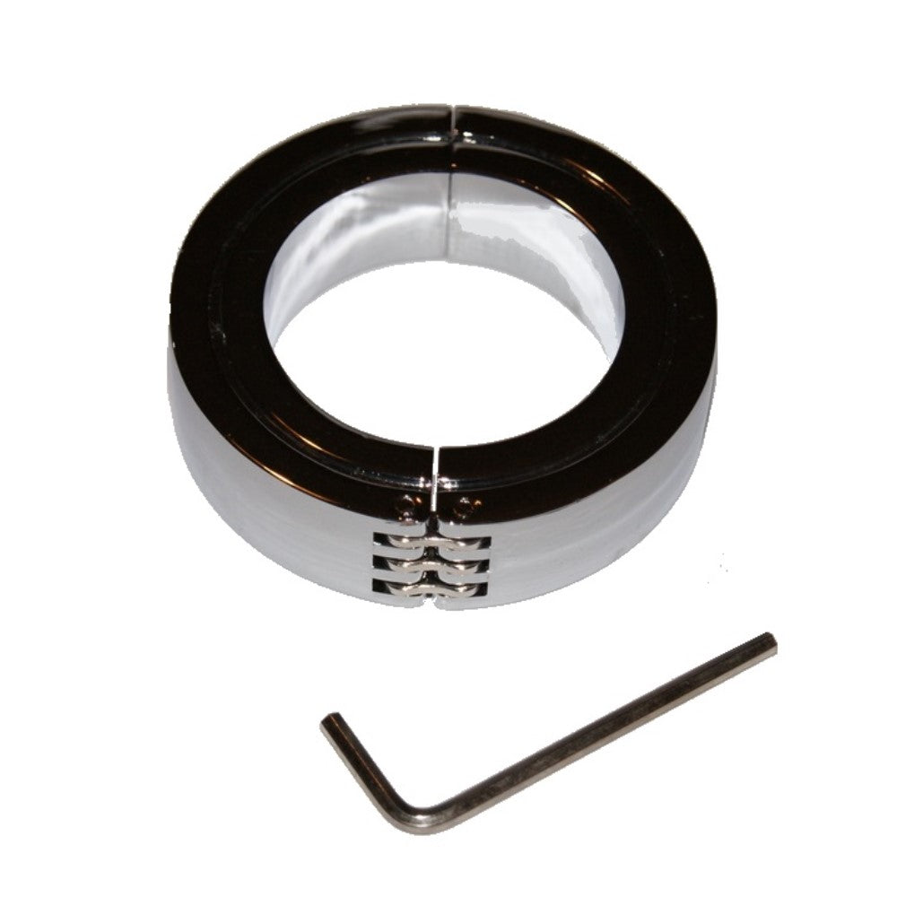 Hinged Testicle Stretcher Weights Chromed Steel
