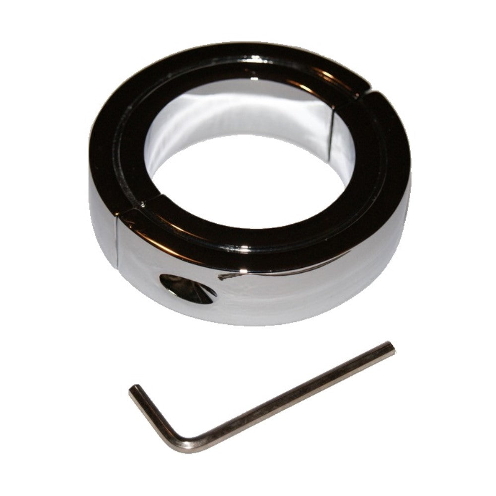 Hinged Testicle Stretcher Weights Chromed Steel