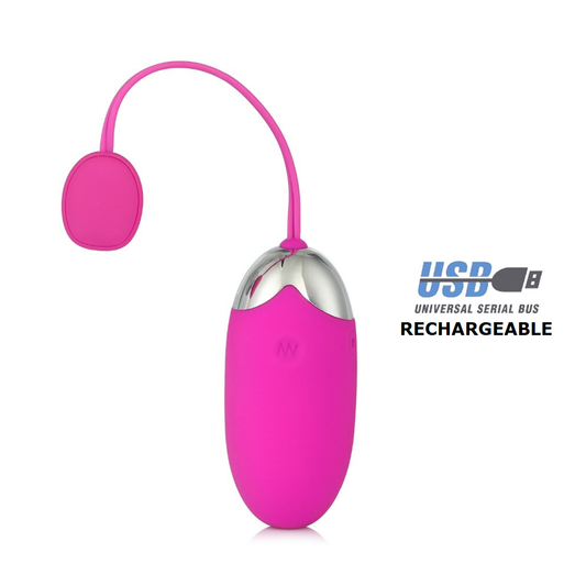 Silicone Smart Phone App Controlled Vibrator Egg Rechargeable