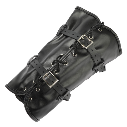Vegan Leather Lockable Arm Binder Restraint Escapology