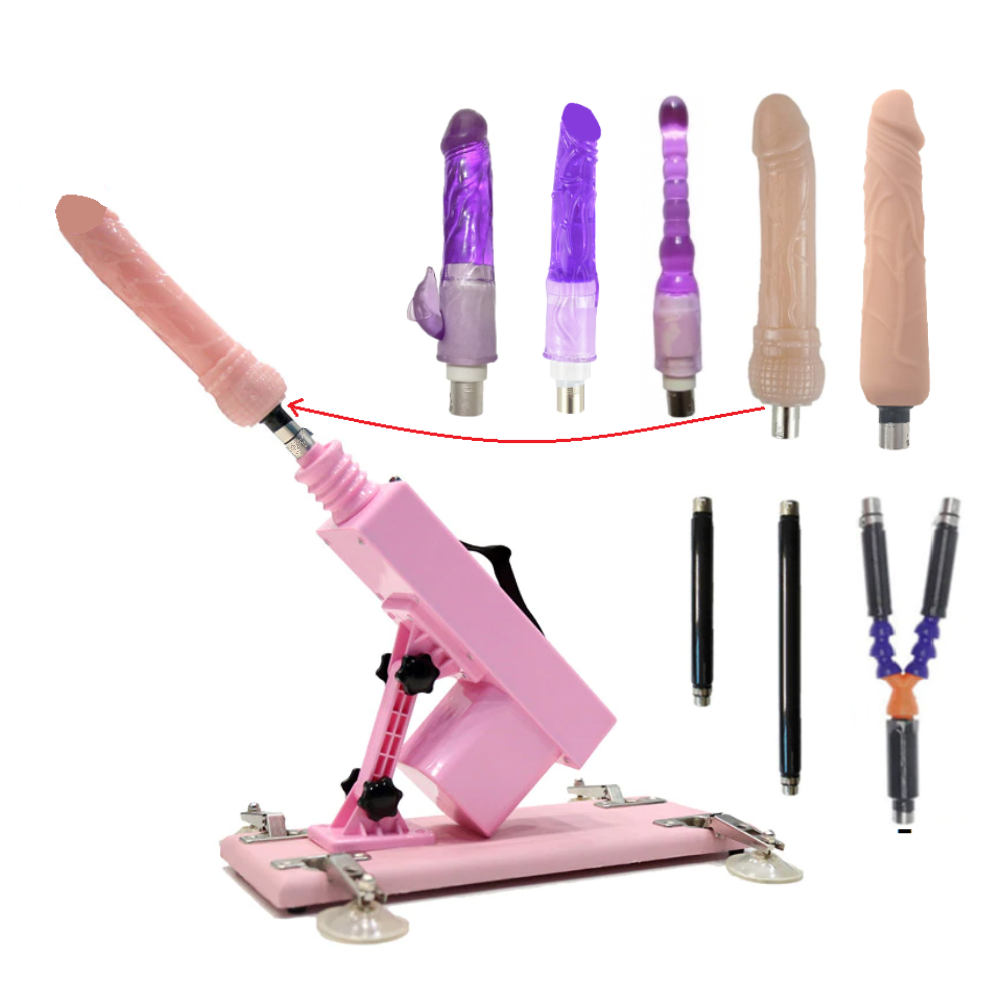 Sex Fucking Machine Pussy Anal Pounder with Dildo Attachments - Pink Forever Fetish - Bondage & BDSM Clothing Online Sex Fucking Machine Pussy Anal Pounder with Dildo Attachments - Pink Forever Fetish - Bondage & BDSM Clothing Online