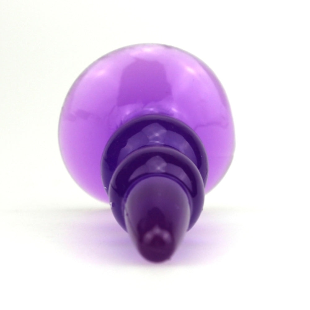 Purple Bulb Style Butt Plug Anal Probe Prostate Massage Toy