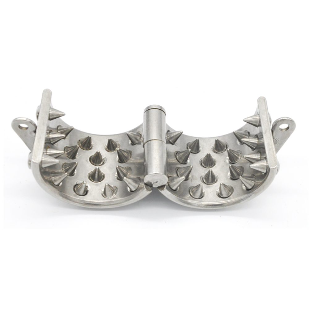 Kali's Teeth 4 Row Spiked Chastity Testicle Ball Weight