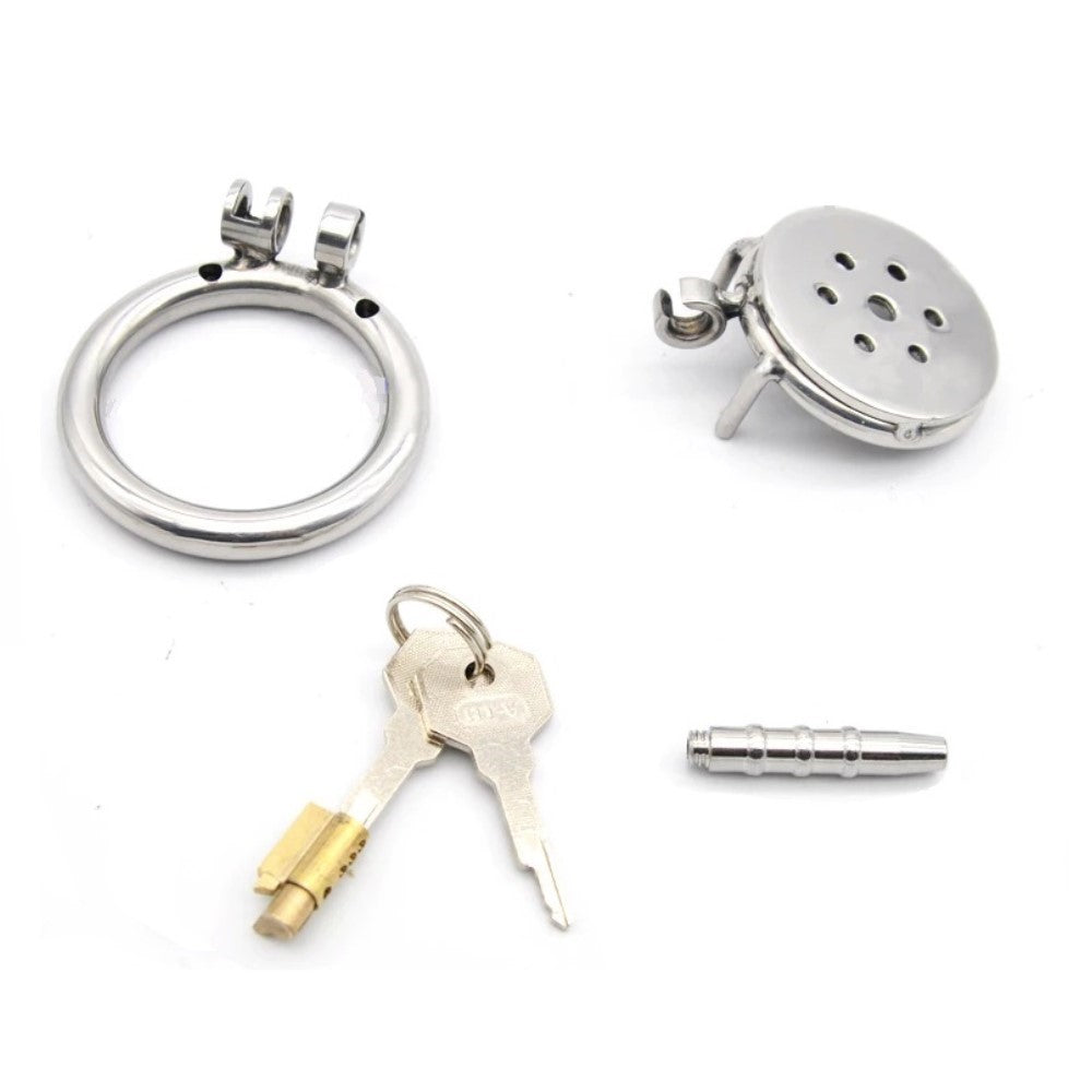 Nano Steel Metal Extra Small Cock Cage Chastity Device