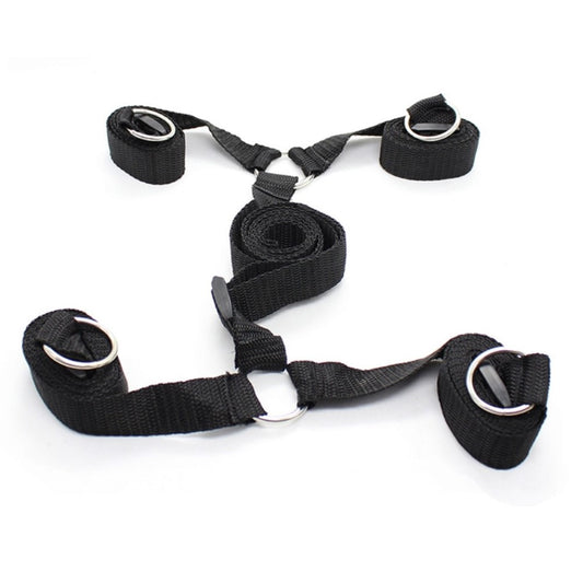 Under Mattress Bed Restraint System Bondage Kit For Ankles and Wrists