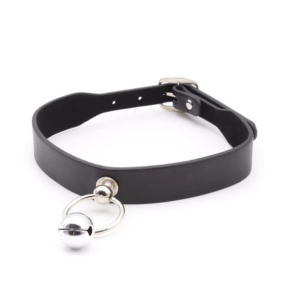 Fetish Chemise and Collar Restraints - One Size -  Black