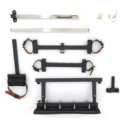 Pillory Bondage Restraint Frame with Chest Rest and Fucking Machine