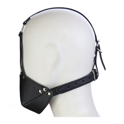 Budget Muzzle Head Harness Mouth Ball Gag Puppy Play
