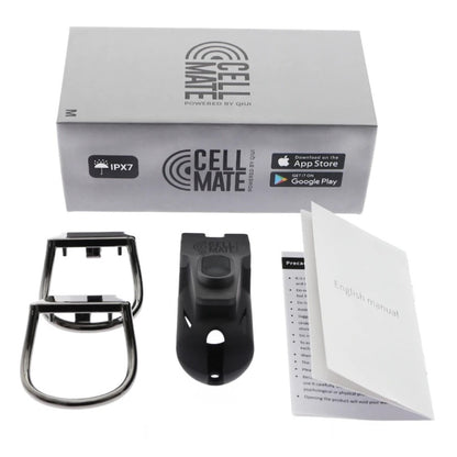 QIUI CellMate Bluetooth Chastity Device App Controlled in Grey