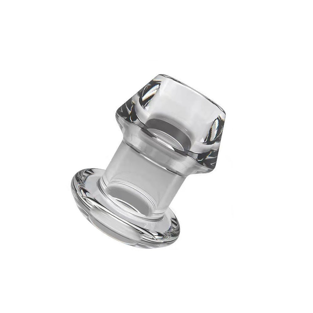 Clear Hollow Anal Butt Plugs with Stopper Plug Forever Fetish - Bondage & BDSM Clothing Online Clear Hollow Anal Butt Plugs with Stopper Plug Forever Fetish - Bondage & BDSM Clothing Online