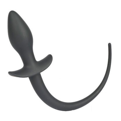 Silicone Pup Dog Tail Anal Butt Plug for Puppy Pet Play