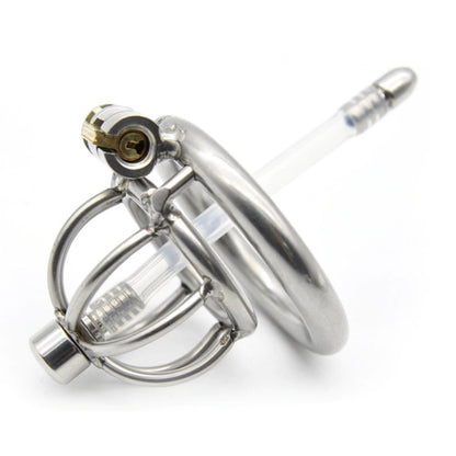 Small Prisoner Steel Metal Cock Bird Cage Chastity Device Spike Kit