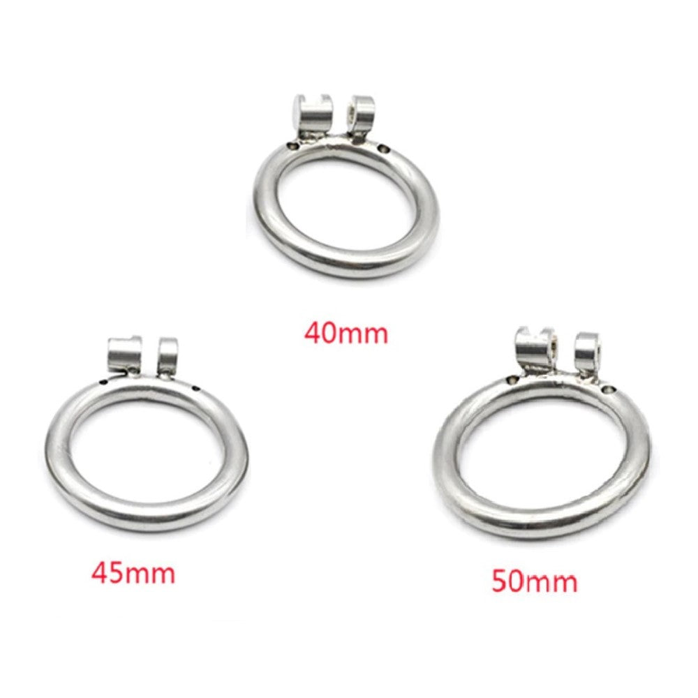 Small Prisoner Steel Metal Cock Bird Cage Chastity Device Spike Kit