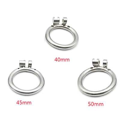 Small Prisoner Steel Metal Cock Bird Cage Chastity Device Spike Kit