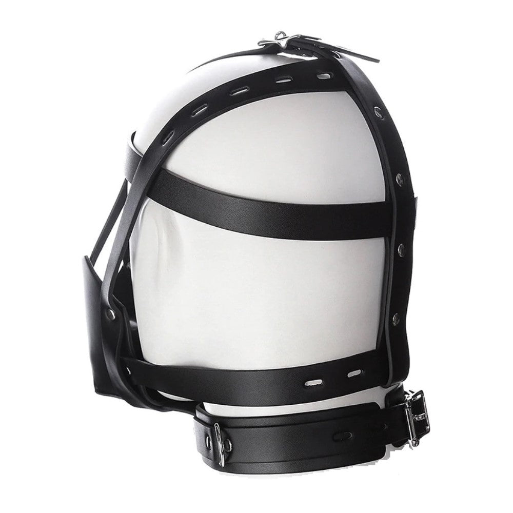 Premium Muzzle Head Harness Mouth Ball Gag Puppy Play