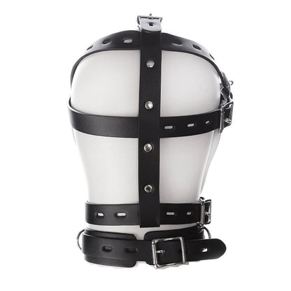 Premium Muzzle Head Harness Mouth Ball Gag Puppy Play