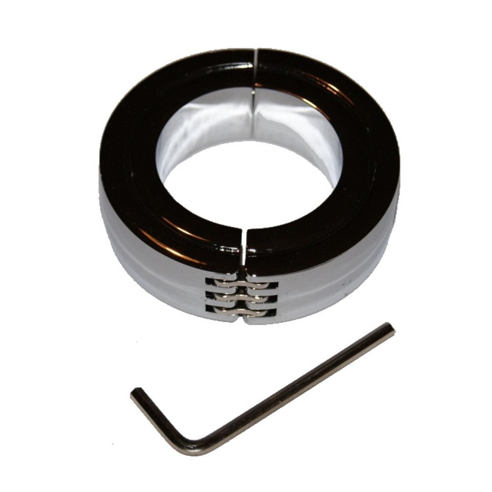 Hinged Testicle Stretcher Weights Chromed Steel
