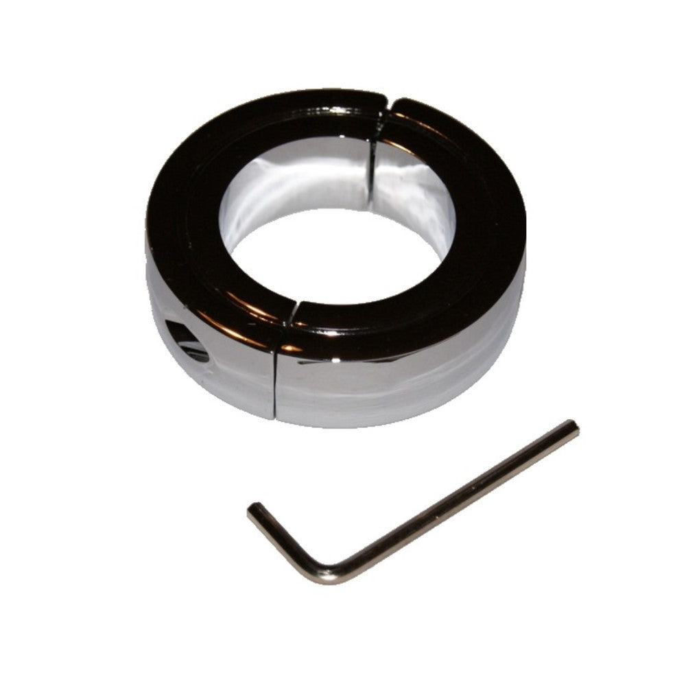 Hinged Testicle Stretcher Weights Chromed Steel