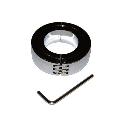 Hinged Testicle Stretcher Weights Chromed Steel