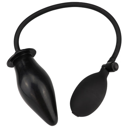 Large Black Inflatable Bulb Style Butt Plug Anal Toy
