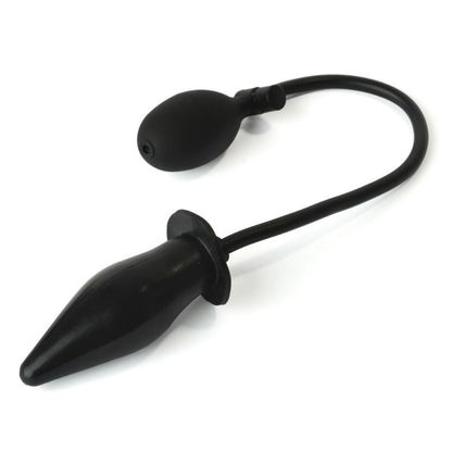 Large Black Inflatable Bulb Style Butt Plug Anal Toy