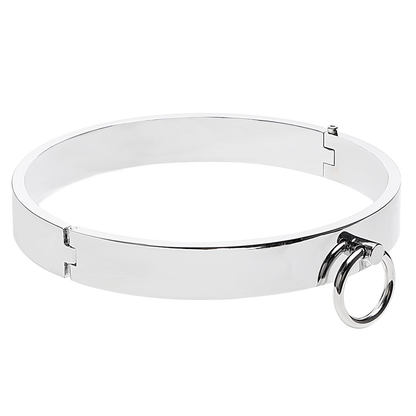 Metal Slave Submissive Bondage Heavy Duty Collar BDSM Restraint