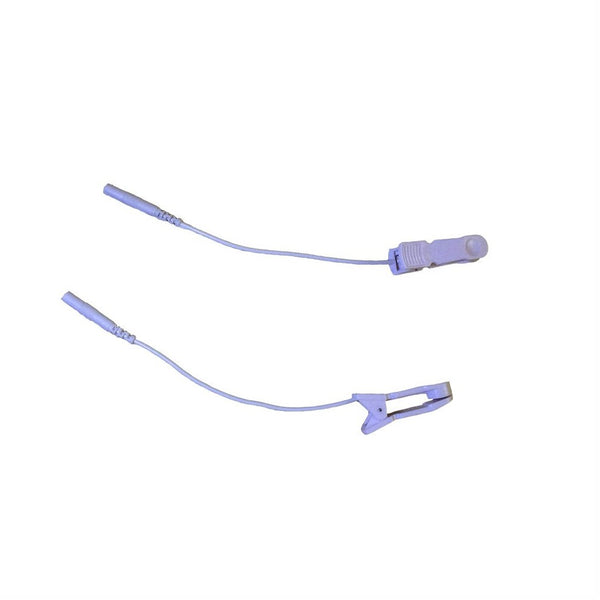E-Stim Nipple Clamps Clit Clips Electrodes Estim Electro Shock 2mm Pin ...