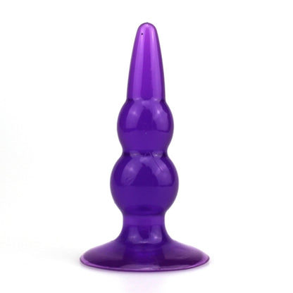 Purple Bulb Style Butt Plug Anal Probe Prostate Massage Toy