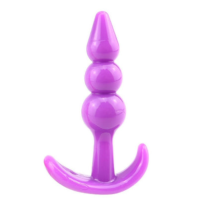 Purple Flexible Butt Plug Real Feel