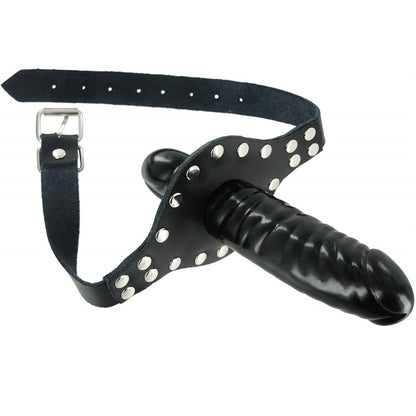 Ride Me Lockable Mouth Face Gag Double Ended Dildo