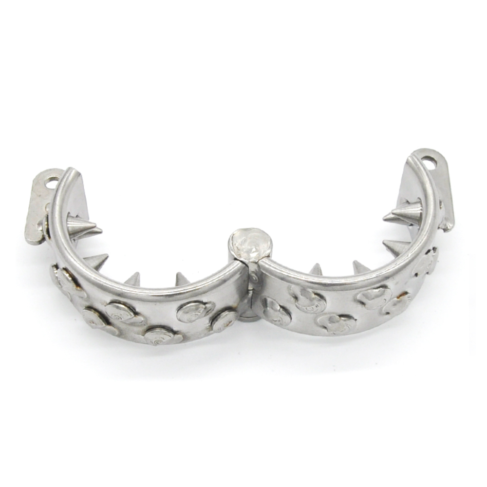 Kali's Teeth 2 Row Spiked Chastity Testicle Ball Weight