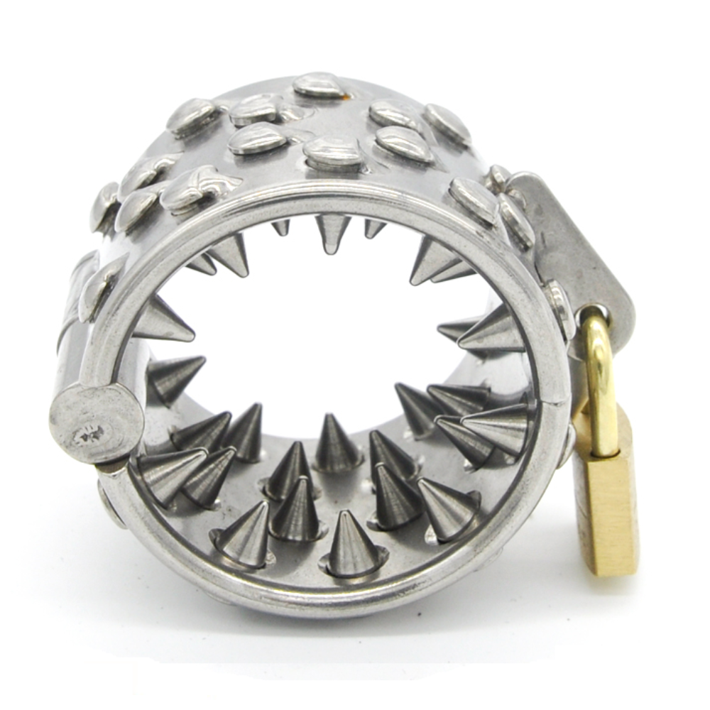 Kali's Teeth 4 Row Spiked Chastity Testicle Ball Weight