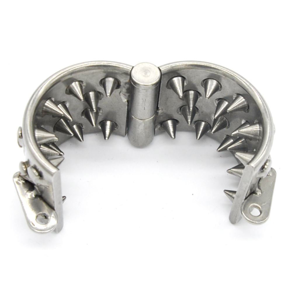 Kali's Teeth 4 Row Spiked Chastity Testicle Ball Weight