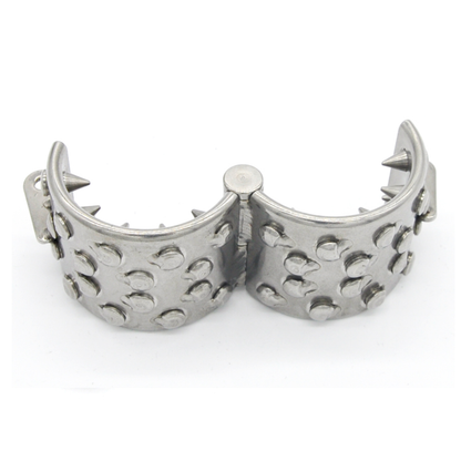 Kali's Teeth 4 Row Spiked Chastity Testicle Ball Weight