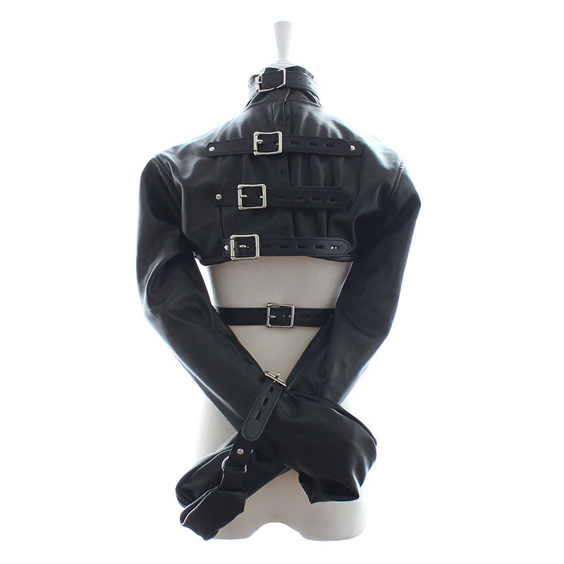 Strict Jacket Black Unisex Strait / Straight Jacket Bondage Restraint – Forever ...