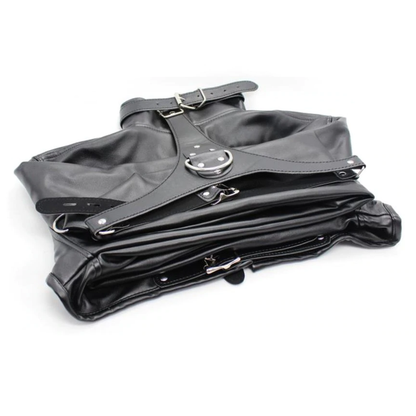 Strict Jacket Black Unisex Strait / Straight Jacket Bondage Restraint – Forever ...