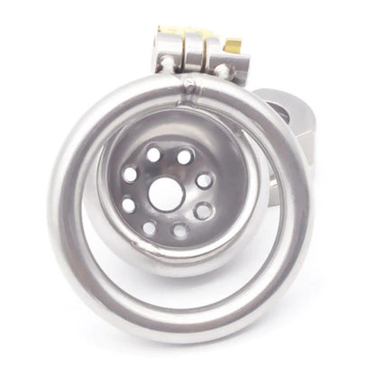 Solitary Prisoner Steel Metal Cock Cage Chastity Device Bird Belt