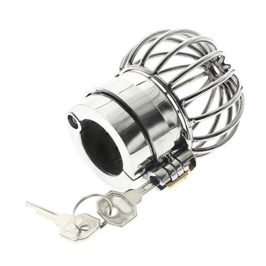 Prisoner Testicle Cage Chastity Device Stretcher Weight Locked Balls